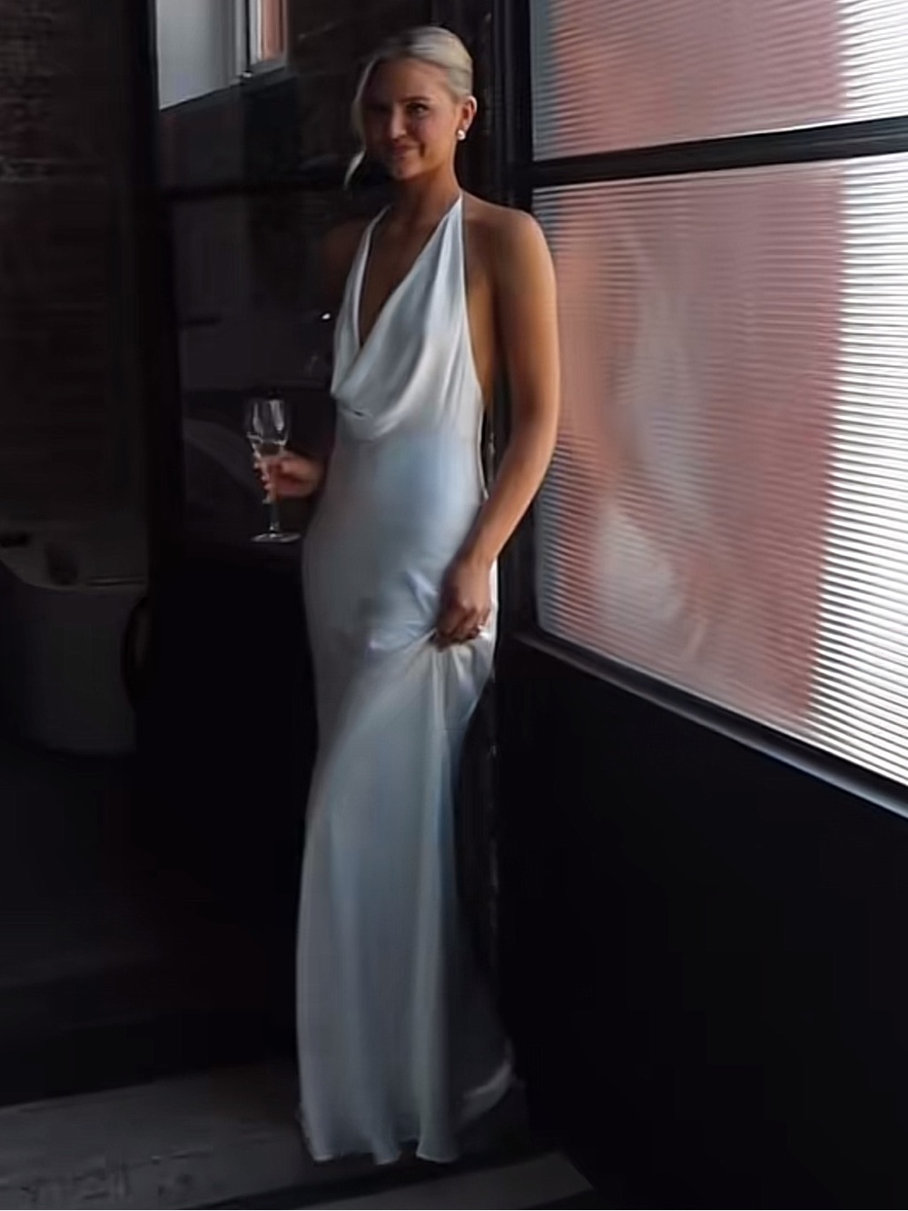 Shona Joy La Lune Cowl Neck Maxi Dress